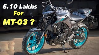 2024 Yamaha MT03 Launched 5 Laakh Ka 💩😂 1 Lakh Discount  Exhaust Sound  On Road Price [upl. by Sianna]