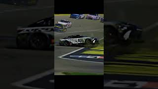 Reddicks day ends with a flip at Las Vegas nascar [upl. by Akihsal]