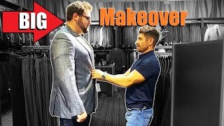 BIG Matt Gets A Makeover  Style amp Shopping Tips for BIGGER Dudes [upl. by Chak718]