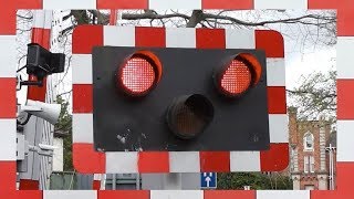 Railway Crossing at Sydney Parade in County Dublin Ireland [upl. by Mariette]