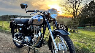 AJS 16MS 350cc 1957 Start Up Video  WON by Stuart R from BerwickuponTweed [upl. by Supmart478]