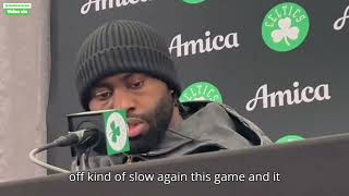 JAYLEN BROWN 37 points ABOUT CELTICS TONIGHTS SHOCKING LOSS AGAINST HAWKS AT TD GARDEN [upl. by Aetnuahs]