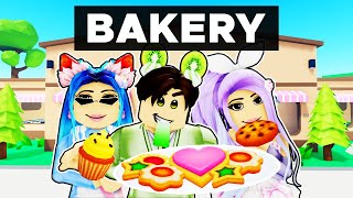 Opening our BAKERY in Roblox [upl. by Vinia]