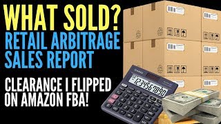 Retail Arbitrage Sales on Amazon FBA From Lowes  Walmart Clearance Buying [upl. by Ayekan]