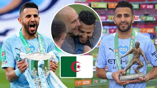 RIYAD MAHREZ HOMME DU MATCH GAGNE LA FINALE MANCHESTER CITY TOTTENHAM [upl. by Anelahs]