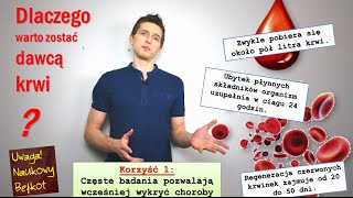 Dlaczego warto zostać dawcą krwi  Szybkie pytanie szybka odpowiedź 8 [upl. by Crystie960]