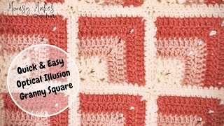 Beautiful granny square crochet blanket tutorial  3D granny square [upl. by Kella]