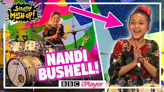 Nandi Bushell rocks out on the drums  Saturday MashUp [upl. by Grote]