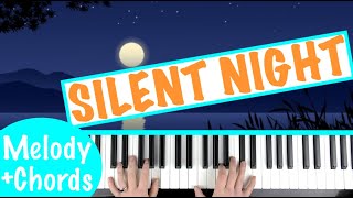 How to play SILENT NIGHT  Christmas Piano Tutorial  Piano Lesson [upl. by Yanahc]