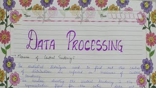 Geography practical of Data Process class 12 [upl. by Sterner]