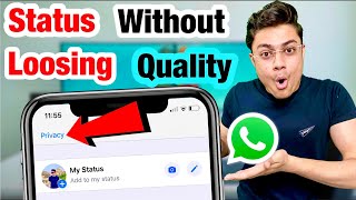 Upload WhatsApp Status Without Losing Quality in iPhone [upl. by Buddie]