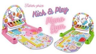 Fisherprice Kick and Play Piano gym setup and demo video [upl. by Ermina]