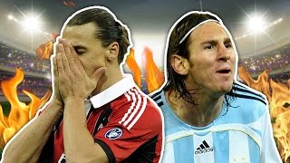 Top 10 Worst Football Debuts  Messi Zlatan amp Woodgate [upl. by Anom]