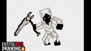 I draw Minecraft Entity 303 🔥 [upl. by Paterson]