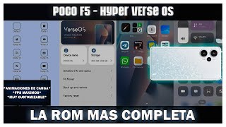 Poco F5  Hyper Verse OS  LA ROM MAS COMPLETA HASTA AHORA  FPS  CARGAS Y MAS [upl. by Atirehc941]