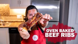 Oven Baked Beef Ribs [upl. by Bore300]