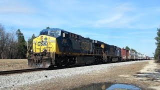 CSX Q46321 in Cassatt w AC46CW amp SD70M [upl. by Anpas]