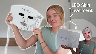 CurrentBody LED Face Mask Review  1 month before and after results [upl. by Flora]