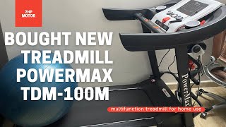 Best Treadmill Powermax Fitness TDM100M 20HP  Review [upl. by Sabina]