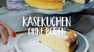 Käsekuchen ohne Boden  so cremig und lecker [upl. by Eibrad]