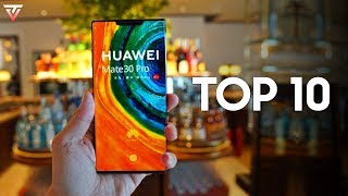 Huawei Mate 30 Pro  TOP 10 FEATURES [upl. by Methuselah]