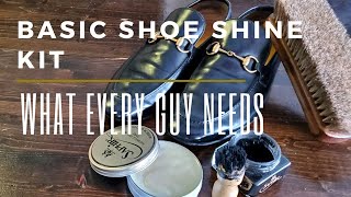 Starter Shoe Shine Kit  We Recommend THESE Products First [upl. by Ahsieat142]