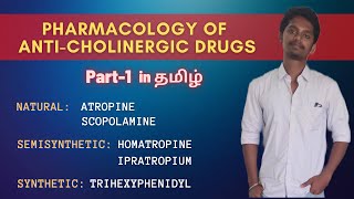 77 Pharmacology of AntiCholinergic Drugs Part1 in தமிழ் [upl. by Catt1]