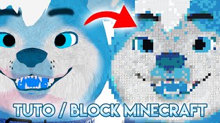 Comment rendre vos image en block minecraft pixelart quotSEAITERquot [upl. by Araik]