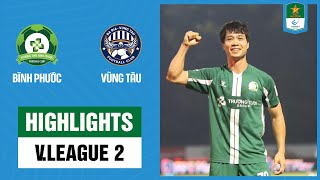 Highlights Bình Phước  Bà Rịa Vũng Tàu  Công Phượng gánh team rượt đuổi như phim hành động [upl. by Nnodnarb]