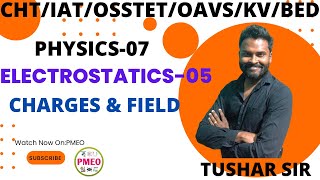 CHTOSSTET PHYSICS CLASSES07  Electrostatics05  Charge distribution and problems [upl. by Enailuj]