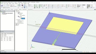 How to design a rectangular microstrip antenna with edge feed edge with QWT for 2 GHz using HFSS [upl. by Careaga]