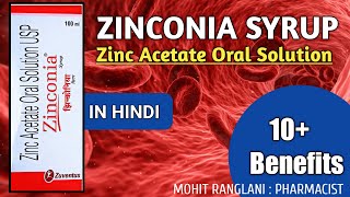 Zinconia Syrup  Zinc Acetate Oral Solution USP  Complete Information in Hindi [upl. by Von]