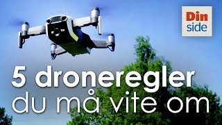 Reglene for deg som skal fly drone [upl. by Maril]