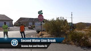 09132024 A Second Water Line Burst Near Hwy 160 [upl. by Tyree181]