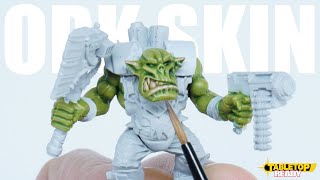 How To Paint Ork Skin easily and quickly [upl. by Asilram384]