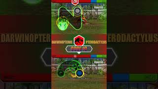 DARWINOPTERUS VS PTERODACTYLUS  JURASSIC WORLD THE GAME [upl. by Dweck]