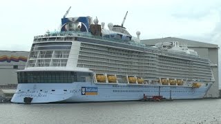 ANTHEM OF THE SEAS im Hafenbecken der MEYER WERFT PAPENBURG 2015 [upl. by Hauck]