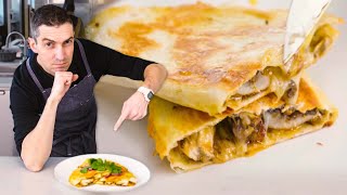 Quick amp Easy Crispy Mushroom Quesadillas in 15Minutes  Bon Appétit [upl. by Yrot]