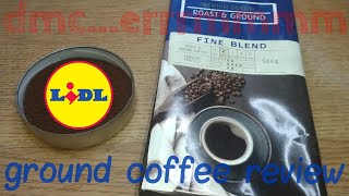 Lidl Premium Quality Roast amp Ground Coffee Review [upl. by Otreblide320]