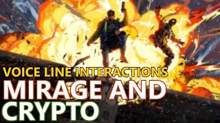 Mirage amp Crypto Interaction Voice Lines  Season 5 Apex Legends [upl. by Gillead800]