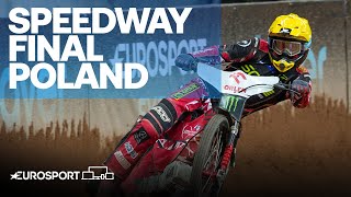 Final Highlights  2022 FIM Speedway Warsaw  Eurosport [upl. by Brand]