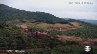 EXATO MOMENTO Do Rompimento Da BARRAGEM DE BRUMADINHO2019 [upl. by Nnaillij680]