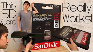 10 times enlarged SD Card that works  DIY Huge SD  Gigantic SD  Review [upl. by Refotsirhc]