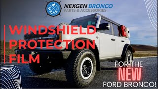 Bronco Windshield Protection [upl. by Pownall172]