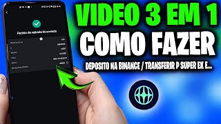 COMO FAZER DEPOSITO NA BINANCE  TRANSFERIR PARA SUPEREX E CONVERTER PARA BEEB [upl. by Latsryk]