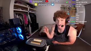 Twitch Streamer Boggles1 puts a fork in toaster [upl. by Daph579]