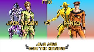 Over The Heavens  Jack Arson Vs R4NG3  JoJos All Star Battle R FT10 [upl. by Kihtrak587]