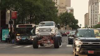 Justin lifted truck in Chicago [upl. by Odlaumor110]