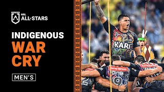 Indigenous Mens War Cry  2021 NRL AllStars [upl. by Artinad]