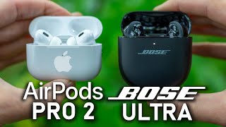 Bose QuietComfort ULTRA vs NEW AirPods Pro 2 wUSBC Tested and Compared [upl. by Attennot]